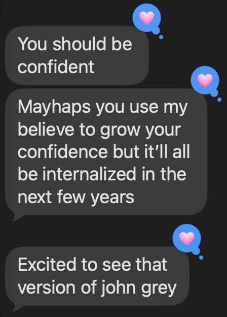A conversation before an interview result